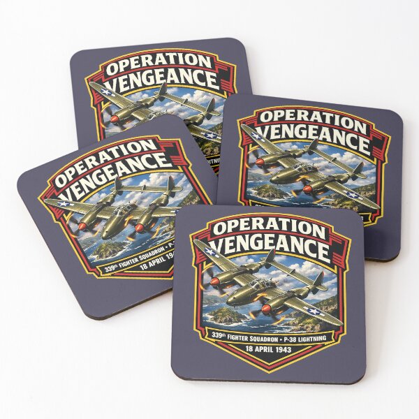 Item preview, P-38 Lightning - Operation Vengeance designed and sold by Omaha Jones T-Shirts and More.