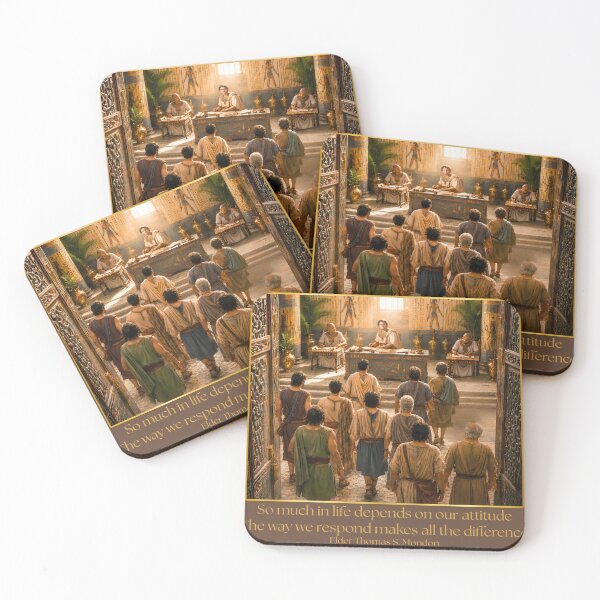 Item preview, So Much in Life Depends on Our Attitude | Joseph Reunites with His Brothers | President Thomas S. Monson designed and sold by Heather Walton.