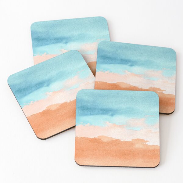 Item preview, Tranquil Soft Sand Beach And Blue Ocean Abstract designed and sold by DEC02.