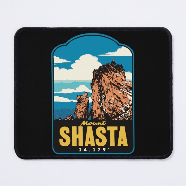 Item preview, Mount Shasta Summit California Retro designed and sold by HalpinDesign.