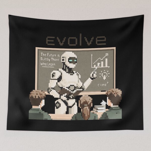 Item preview, Humanoid Robot Evolution T-Shirt | Future of AI & Human Innovation designed and sold by TEEJAMBOREE.