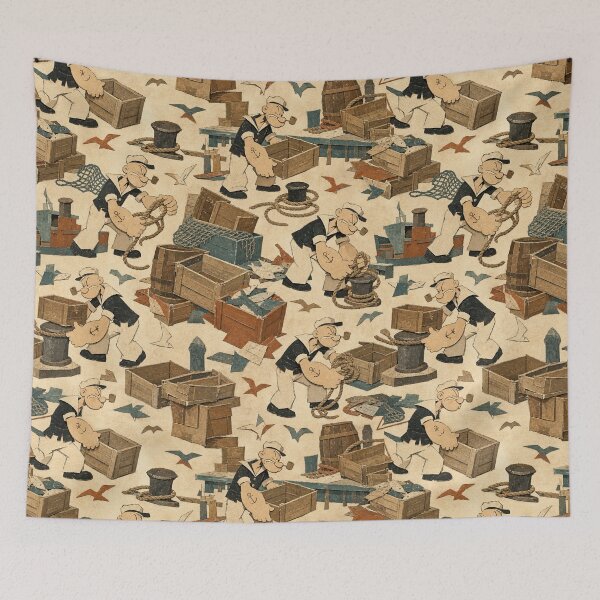 Item preview, 1929 Sailor Dock Pattern designed and sold by VerdantStudio.