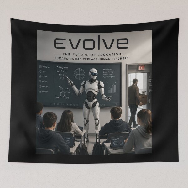 Item preview, Humanoid Robot Evolution T-Shirt | Future of AI & Human Innovation designed and sold by TEEJAMBOREE.