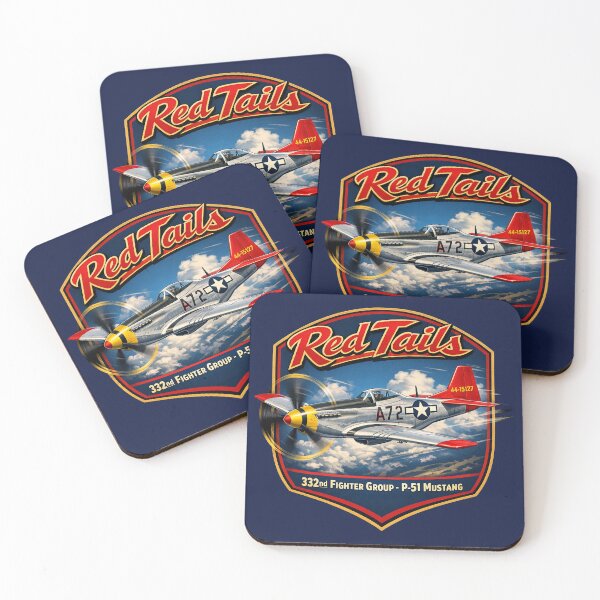 Item preview, Red Tails - P-51 Mustang designed and sold by Omaha Jones T-Shirts and More.