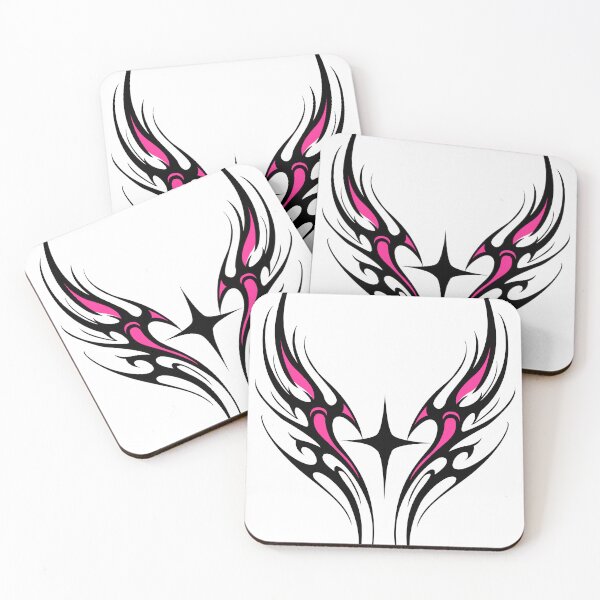 Item preview, Heart-shaped wings, tribal cybergoth designed and sold by Tribalgothss.
