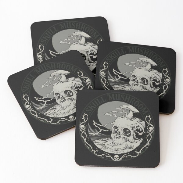 Item preview, Skull Mushroom Moon Death Landscape Graphic designed and sold by Odd-Nest-Studio.