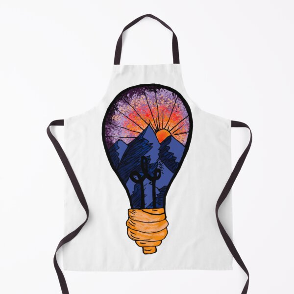 Item preview, Be The Light Lightbulb Mountain Sunrise Nature Graphic designed and sold by esrtabty.