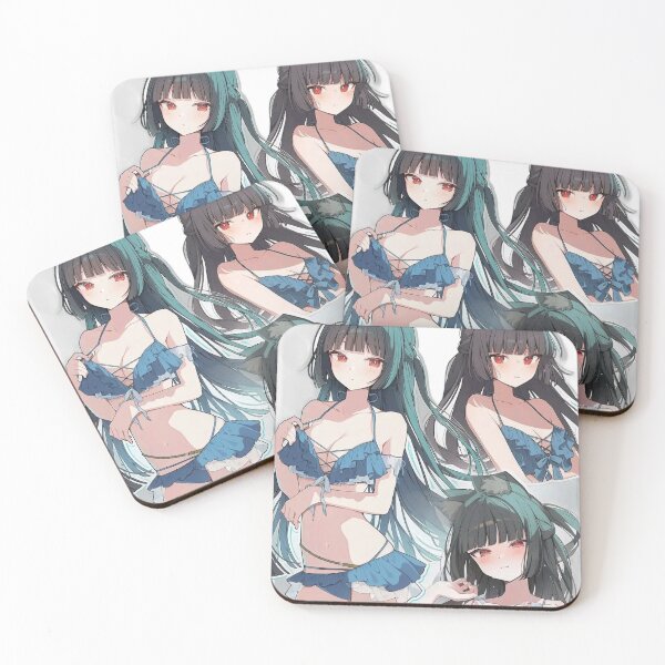 Item preview, Hoshimi Miyabi Blue Ruffled Bikini Zenless Zone Zero designed and sold by KomiArts.