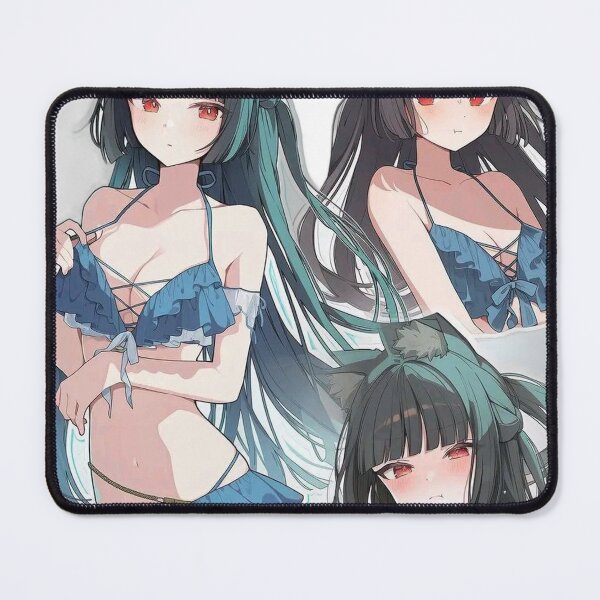 Item preview, Hoshimi Miyabi Blue Ruffled Bikini Zenless Zone Zero designed and sold by KomiArts.