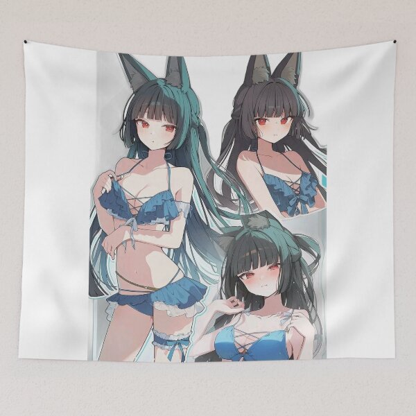 Item preview, Hoshimi Miyabi Blue Ruffled Bikini Zenless Zone Zero designed and sold by KomiArts.