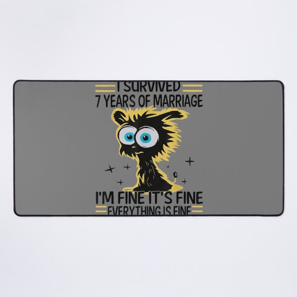 Item preview, Funny 7th Wedding Anniversary Couples Husband Wife 7 Years designed and sold by KristineLi.