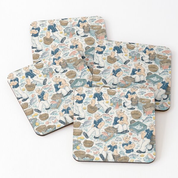 Item preview, 1929 Sailor Fish Market Pattern designed and sold by VerdantStudio.
