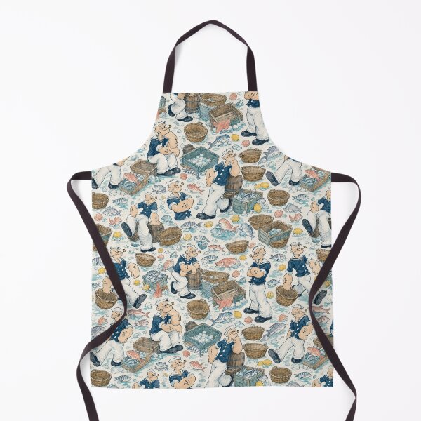 Item preview, 1929 Sailor Fish Market Pattern designed and sold by VerdantStudio.