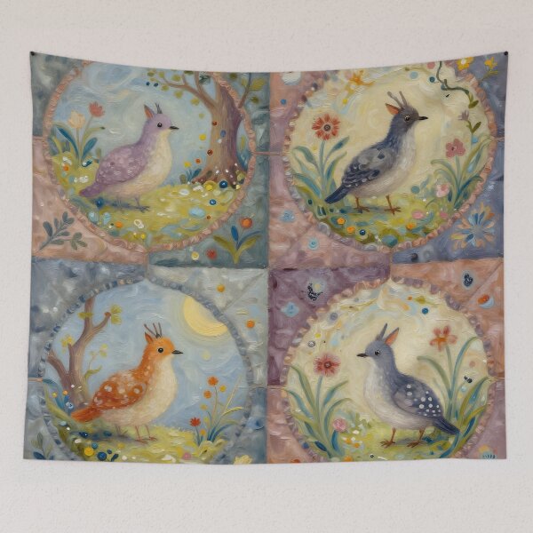 Item preview, A Collage of Birds designed and sold by TheMadTeaParty.
