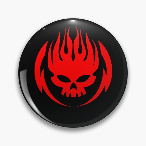 Item preview, Flaming Skull Minimalist Red Silhouette designed and sold by SaleHunt.
