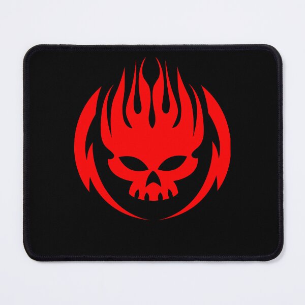 Item preview, Flaming Skull Minimalist Red Silhouette designed and sold by SaleHunt.