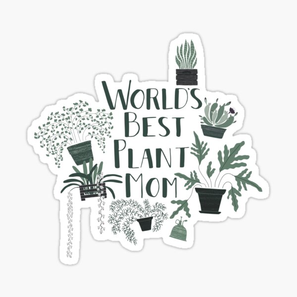 Plant Mom Sticker for Sale by marissadlr