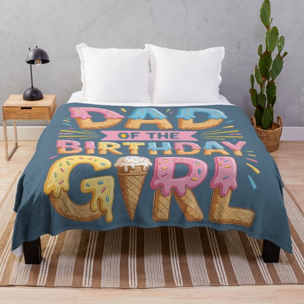 Item preview, Dad of The Birthday Girl Daughter Father Bday Ice Cream Drip designed and sold by miuukiuu.