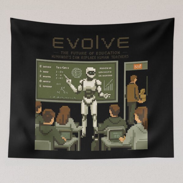 Item preview, Humanoid Robot Evolution T-Shirt | Future of AI & Human Innovation designed and sold by TEEJAMBOREE.