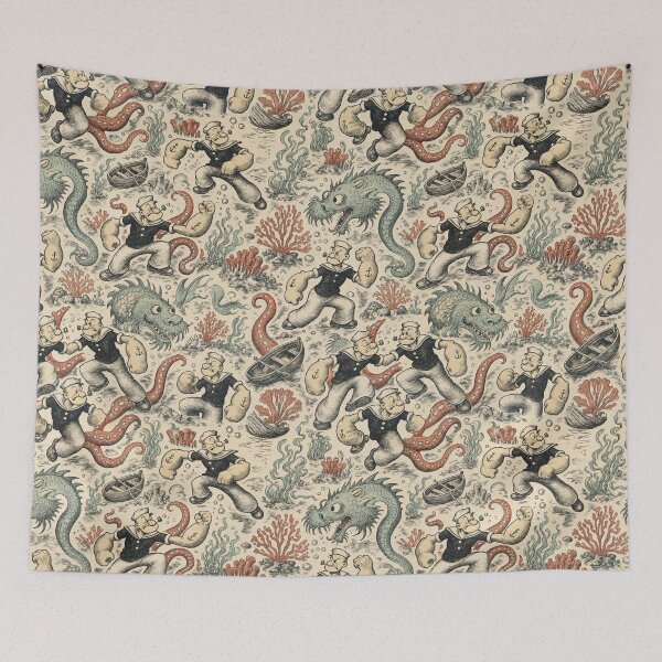 Item preview, 1929 Sailor Sea Monsters Pattern designed and sold by VerdantStudio.