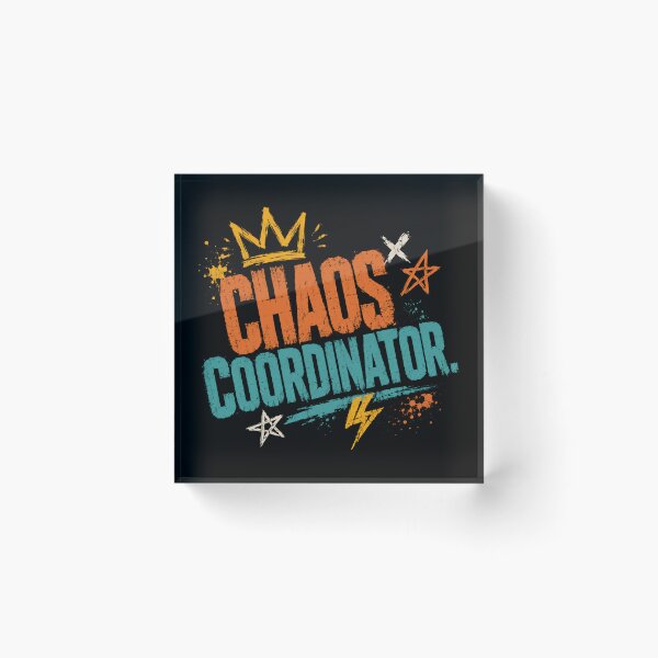 Item preview, Chaos Coordinator Parent Mom Teacher Family Organizer Manager designed and sold by JonesFlora2025.