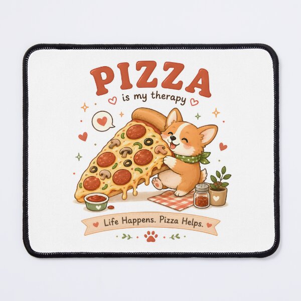 Item preview, Pizza Corgi Kawaii T-Shirt | Cute Dog Hugging Giant Pizza Slice | Funny Foodie Cartoon Gift designed and sold by Snackwear Apparel.
