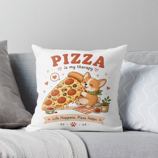 Item preview, Pizza Corgi Kawaii T-Shirt | Cute Dog Hugging Giant Pizza Slice | Funny Foodie Cartoon Gift designed and sold by Snackwear Apparel.