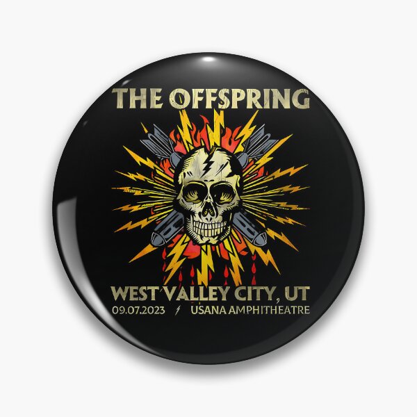 Item preview, Lightning Skull Crossed Bombs Concert Poster designed and sold by SaleHunt.