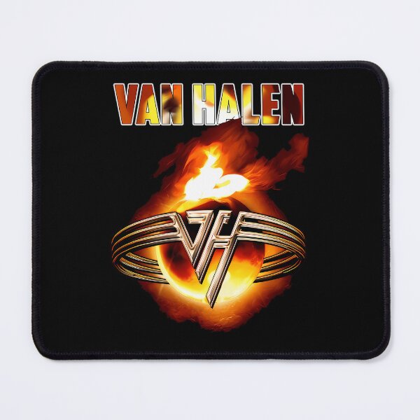 Item preview, Van Halen Glowing VH Emblem Flaming designed and sold by keith62185.