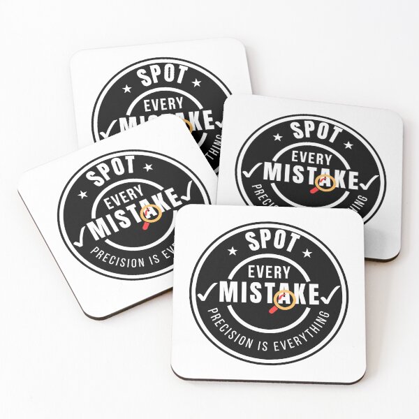 Item preview, Spot Every Mistake | CPA Auditor Accountant Typography Design designed and sold by FCA SIR MERCH .