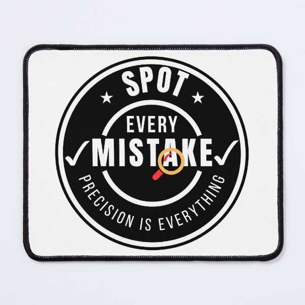 Item preview, Spot Every Mistake | CPA Auditor Accountant Typography Design designed and sold by FCA SIR MERCH .