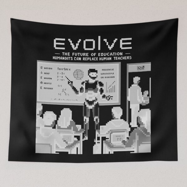Item preview, Humanoid Robot Evolution T-Shirt | Future of AI & Human Innovation designed and sold by TEEJAMBOREE.