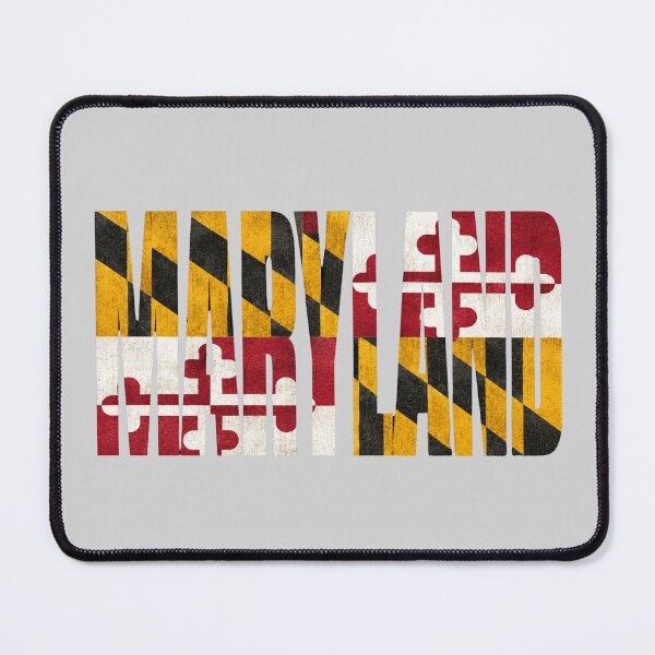 Item preview, Maryland State Flag Typography | Vintage Maryland Pride Design designed and sold by SimplyJasper.