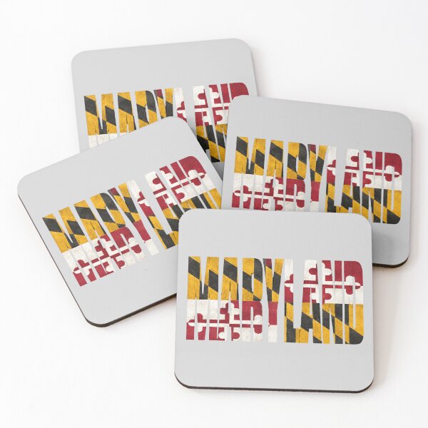 Item preview, Maryland State Flag Typography | Vintage Maryland Pride Design designed and sold by SimplyJasper.