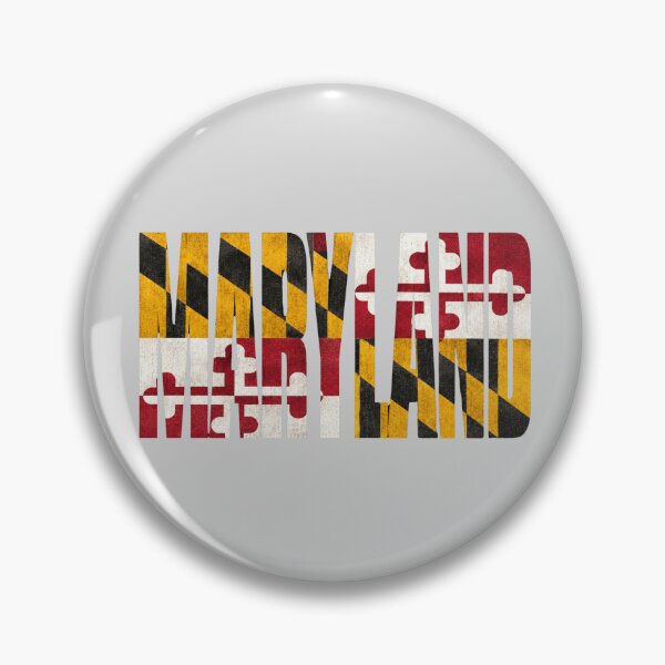 Item preview, Maryland State Flag Typography | Vintage Maryland Pride Design designed and sold by SimplyJasper.