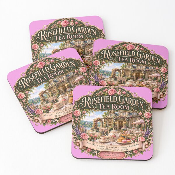 Item preview, Rosefield Gardens Tea Room  designed and sold by Elyria Souvenirs and Gifts.
