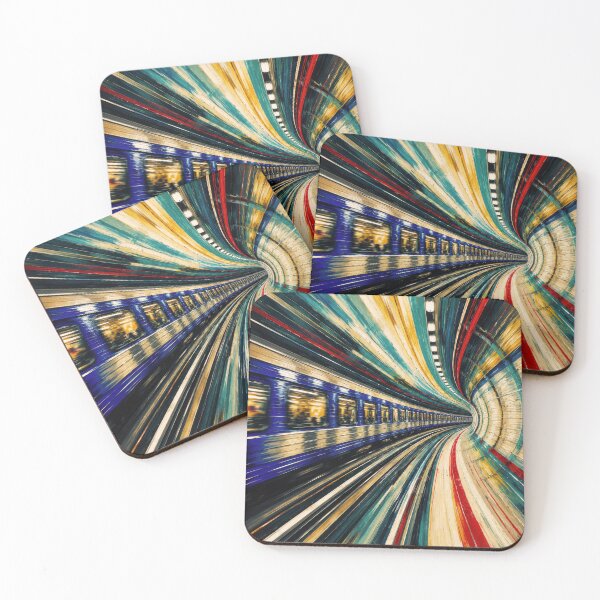 Item preview, Speeding Though: A London Subway Train #2 designed and sold by Andy Gambino Art.
