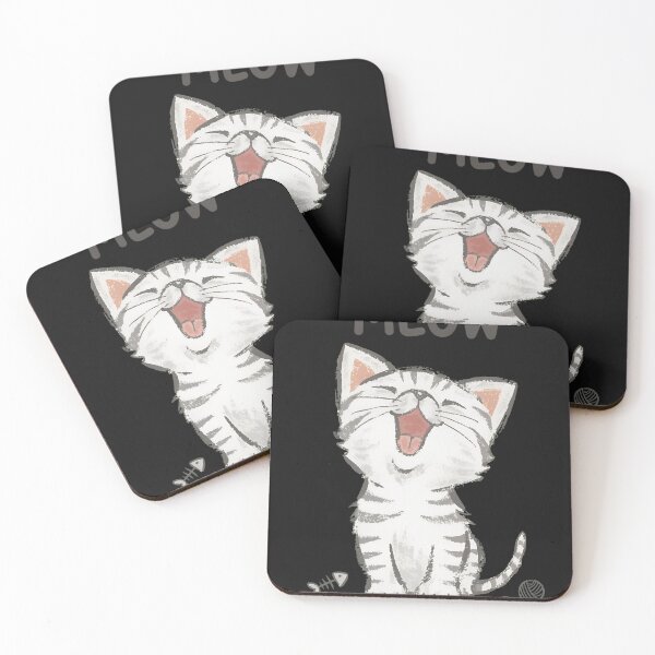 Item preview, Joyful Laughing Tabby Kitten Sketch Art designed and sold by DizayDizay.