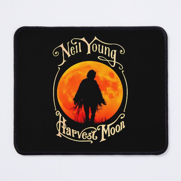 Item preview, Silhouette Man Glowing Harvest Moon Curved Framing designed and sold by Peachii24.