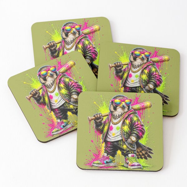 Item preview, Falcon Baseball Drip Funny Animal Party Sport Cool Graphic designed and sold by melodycook.