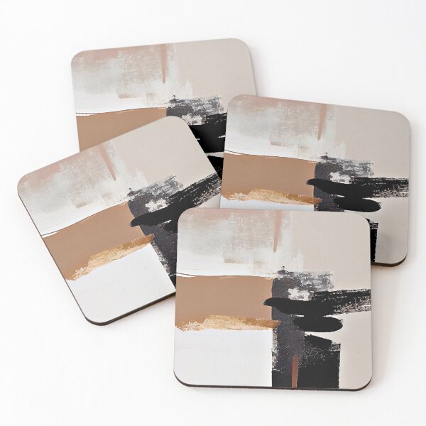 Item preview, Abstract Earth Tones And Cream With Black Accents designed and sold by DEC02.