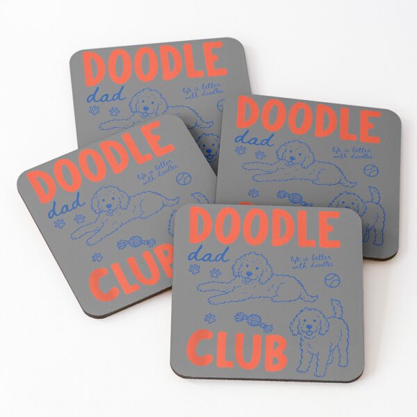 Item preview, (ON Back) Doodle Dad Club Dog Dad Golden Doodle Father's Day designed and sold by KristineLi.