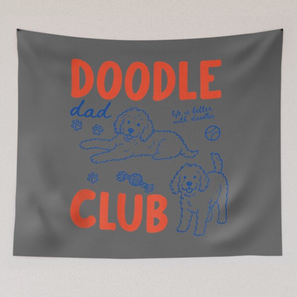 Item preview, (ON Back) Doodle Dad Club Dog Dad Golden Doodle Father's Day designed and sold by KristineLi.