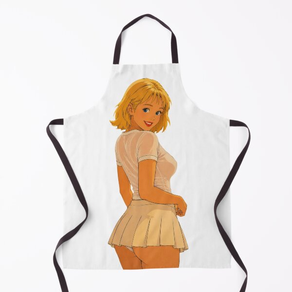Item preview, Cute Blonde Girl Pin-Up Illustration | Original Anime Style Artwork designed and sold by Hollow Moon Studios..