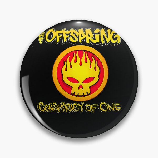 Item preview, Flaming Skull Yellow Red Circular Crest designed and sold by Peachii24.