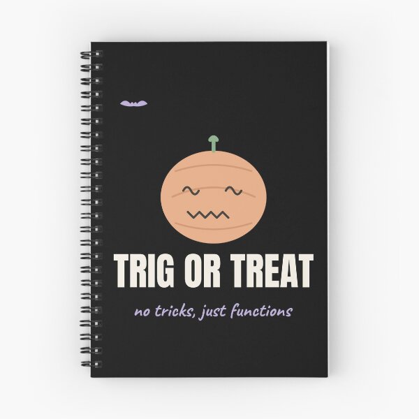 Item preview, Trig or Treat Funny Halloween Math Pun designed and sold by The Cozy Design Studio.