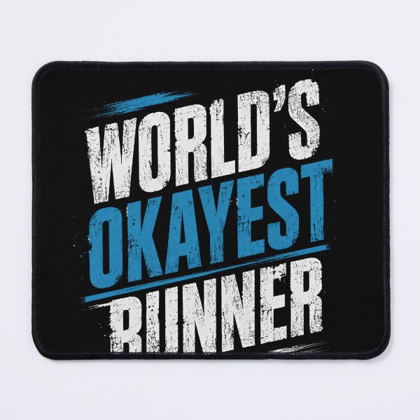 Item preview, World's Okayest Runner Running Hobby Marathon Jogger Athlete Gift designed and sold by JonesFlora2025.
