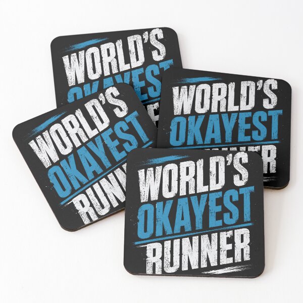 Item preview, World's Okayest Runner Running Hobby Marathon Jogger Athlete Gift designed and sold by JonesFlora2025.