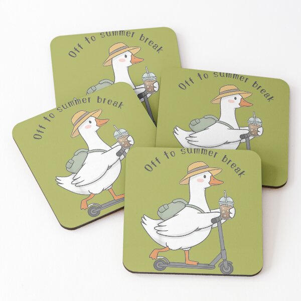Item preview, Off to Summer Break Funny Goose Last Day of School Teacher designed and sold by melodycook.