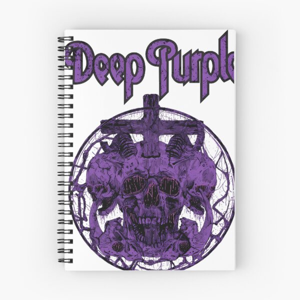 Item preview, Deep Purple Dark Skull and Crosses Gothic Music designed and sold by Random-ShirtZ.